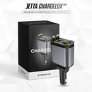 Carregador Turbo 4 em 1 Automotivo com Cabos Retráteis e Projetor Galáctico - Jetta ChargeLux™ [PROMOÇÃO LIMITADA]